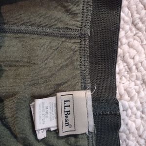 L.L. Bean Green Long Johns